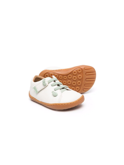 Camper Peu Lace-up Leather Sneakers In White
