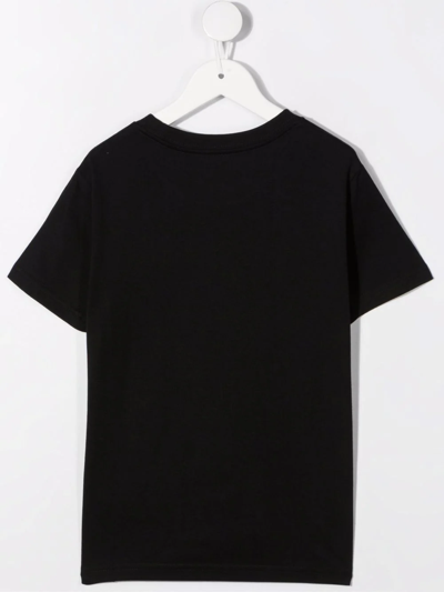 Shop Ralph Lauren Pony Logo Crew-neck T-shirt In Black