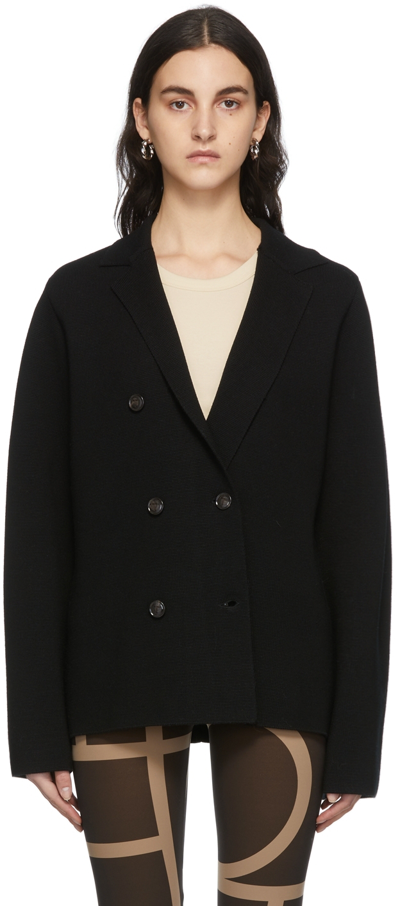 Totême Toteme Single-breasted Blazer Jacket In 200 Black