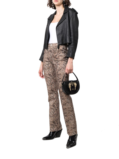 Shop Versace Jeans Women's Black Faux Leather Handbag