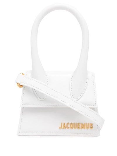 Shop Jacquemus Le Chiquito Top-handle Mini Bag In White