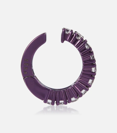 Eéra Eéra Mini 18kt Gold Single Cuff With Diamonds In 金色