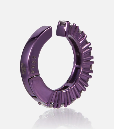 Eéra Eéra Mini 18kt Gold Single Cuff With Diamonds In 金色
