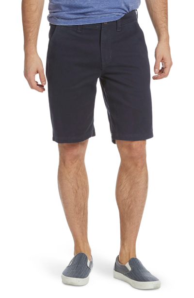 Shop Flag And Anthem Stretch Twill Shorts In Navy