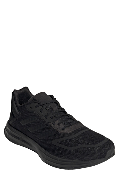 Shop Adidas Originals Duramo 10 Wide Sneaker In Core Black/core Black