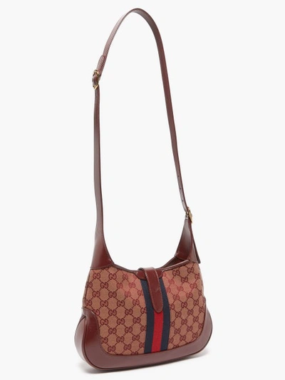 Gucci Jackie 1961 Small Gg Supreme Shoulder Bag In Red Multi