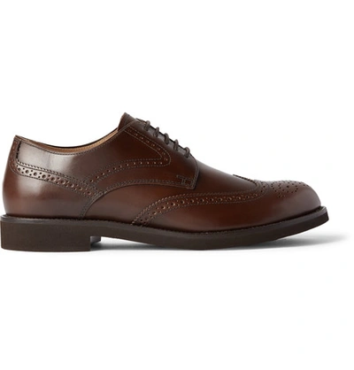 Shop Tod's Leather Wingtip Brogues
