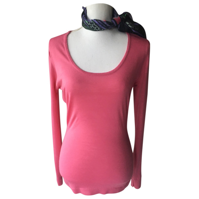 Pre-owned John Smedley Wool Jumper In Pink