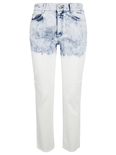 Shop Stella Mccartney Mid-rise Skinny Boyfriend Jeans In Medium Stone Blue Wash