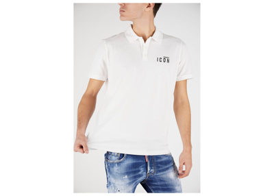 Shop Dsquared2 Polos In White
