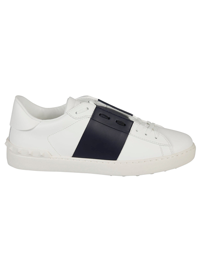 Shop Valentino Garavani Sneakers In Bianco/marine/bianco