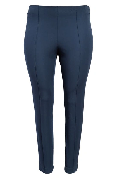 Shop Lafayette 148 Gramercy Acclaimed Stretch Pants In Baltic Blue