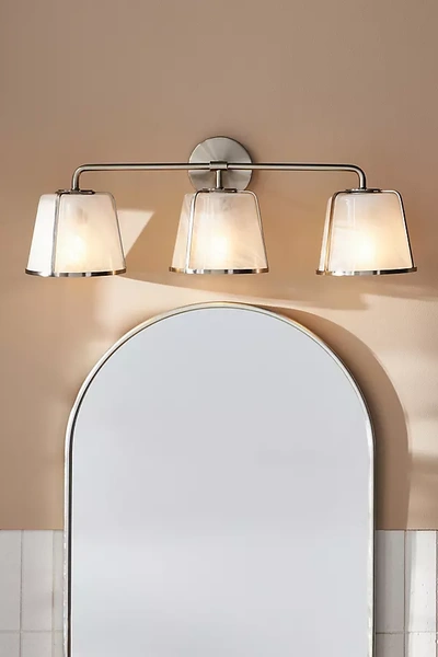 Shop Anthropologie May Vanity Sconce In Silver