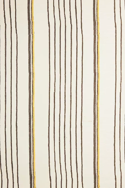 Shop Nathan Turner Stripe Grasscloth Wallpaper In Brown