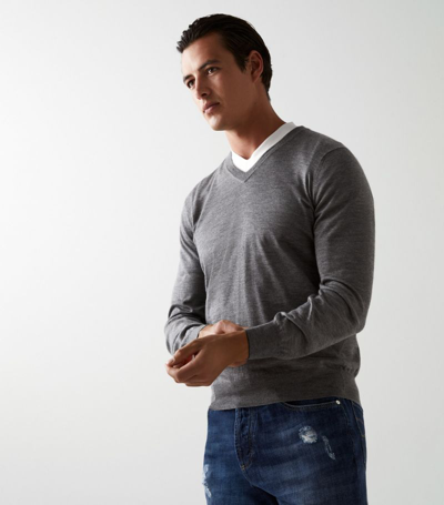 Shop Brunello Cucinelli Cashmere-silk Sweater In Grey