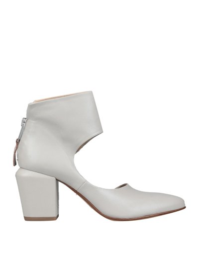 Shop Elena Iachi Woman Ankle Boots Light Grey Size 9 Soft Leather