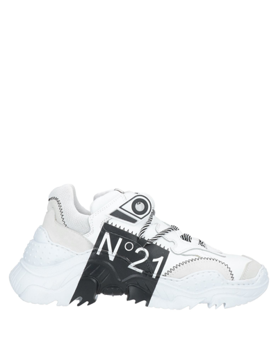 Shop Ndegree21 Sneakers In Beige