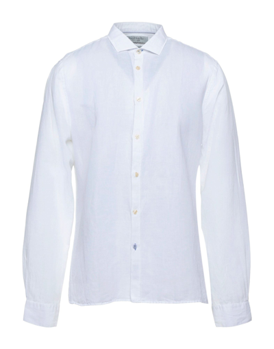 Shop Fred Mello Man Shirt White Size S Linen, Cotton