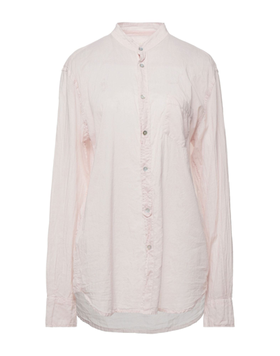 Shop Crossley Woman Shirt Blush Size Xs Cotton In Pink