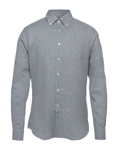 Shop Xacus Shirts In Light Grey