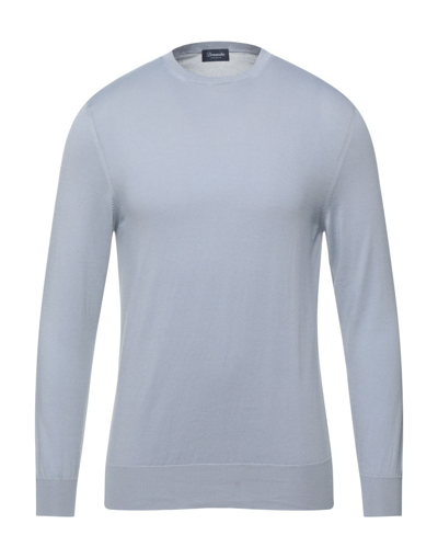 Shop Drumohr Man Sweater Grey Size 38 Cotton