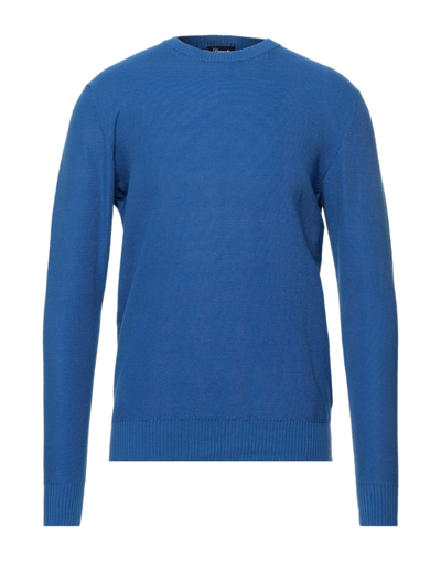 Shop Drumohr Man Sweater Blue Size 40 Cotton