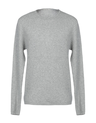Shop Diktat Man Sweater Grey Size Xxl Cotton