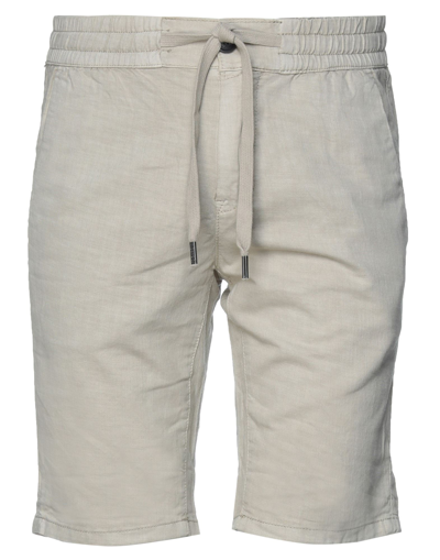 Shop Garcia Man Shorts & Bermuda Shorts Beige Size Xs Cotton, Linen