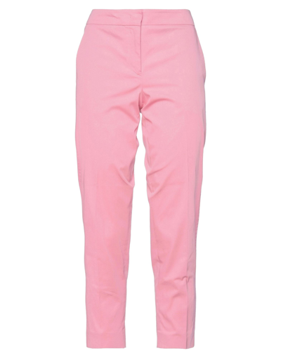 Shop Alberto Biani Woman Pants Pink Size 10 Cotton, Elastane