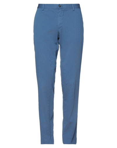 Shop Mason's Man Pants Slate Blue Size 38 Cotton, Elastane