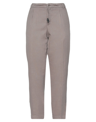 Shop Alessandro Dell'acqua Woman Pants Khaki Size 0 Cotton, Linen, Elastane In Beige