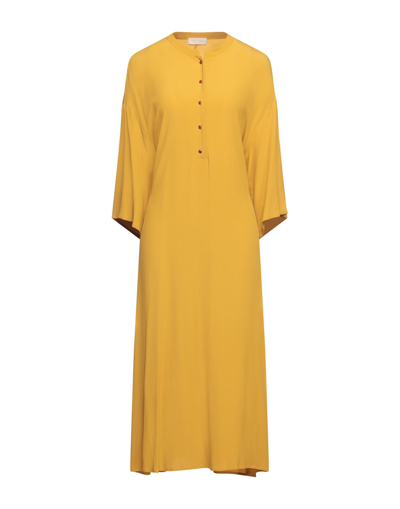 Momoní Midi Dresses In Yellow | ModeSens