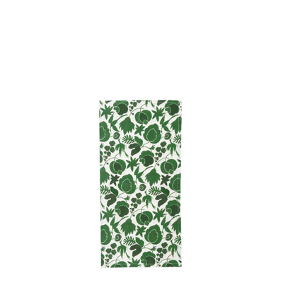 Shop La Doublej Large Napkins Set Of 2 (45x45) In Wildbird Verde Small