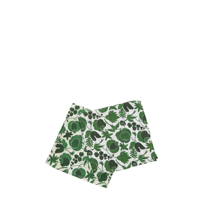 La Doublej Dinner Napkins Set Of 2 In Wildbird Verde Small