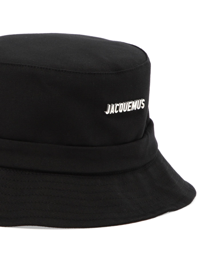 Shop Jacquemus "le Bob Gadjo" Bucket Hat In Black  