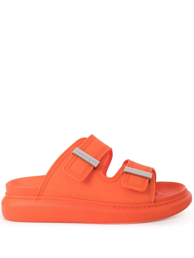 Shop Alexander Mcqueen Sandals Orange