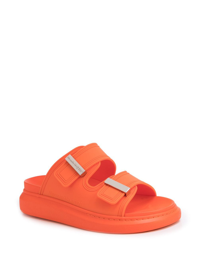 Shop Alexander Mcqueen Sandals Orange