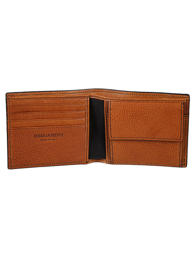 Shop Dsquared2 Wallets Leather Brown