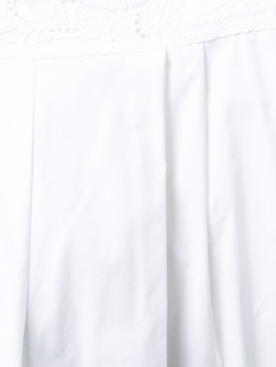 Shop Ermanno Scervino Trousers White