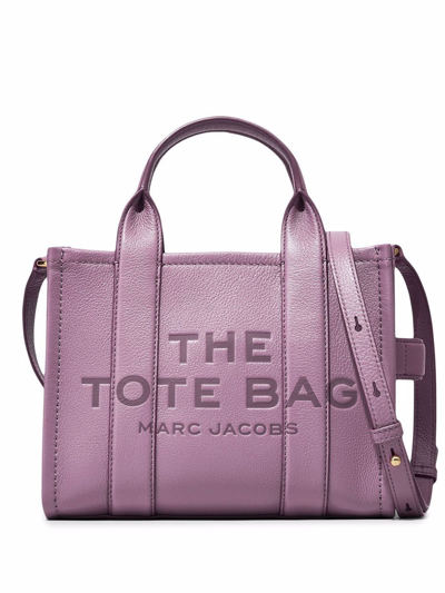 Shop Marc Jacobs Women's Purple Leather Handbag
