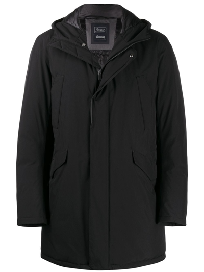 Shop Herno Coats Black