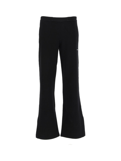 Shop Off-white Trousers In Black Whit