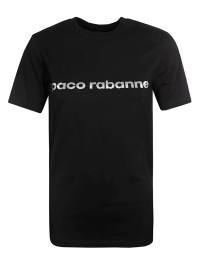 Shop Paco Rabanne T-shirts And Polos Black