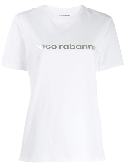 Shop Paco Rabanne T-shirts And Polos White
