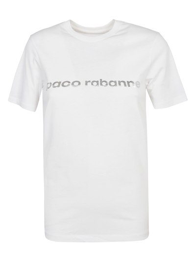 Shop Rabanne Paco  T-shirts And Polos White