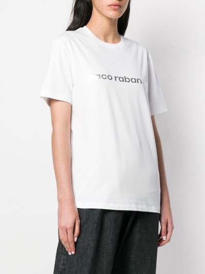 Shop Paco Rabanne T-shirts And Polos White