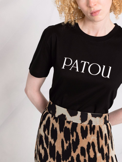 Shop Patou T-shirts And Polos Black