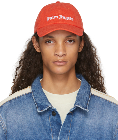 palm angels beanie red