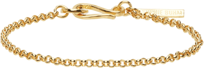 Shop Sophie Buhai Gold Nage Chain Bracelet In 18k Gold Vermeil