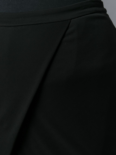 Roberto Cavalli Wrap-effect Panelled Trousers In Black